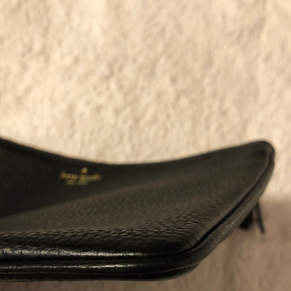 Kate Spade Black Textured Pouch/Clutch